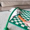 孟菲斯棋盤格寵物行軍床